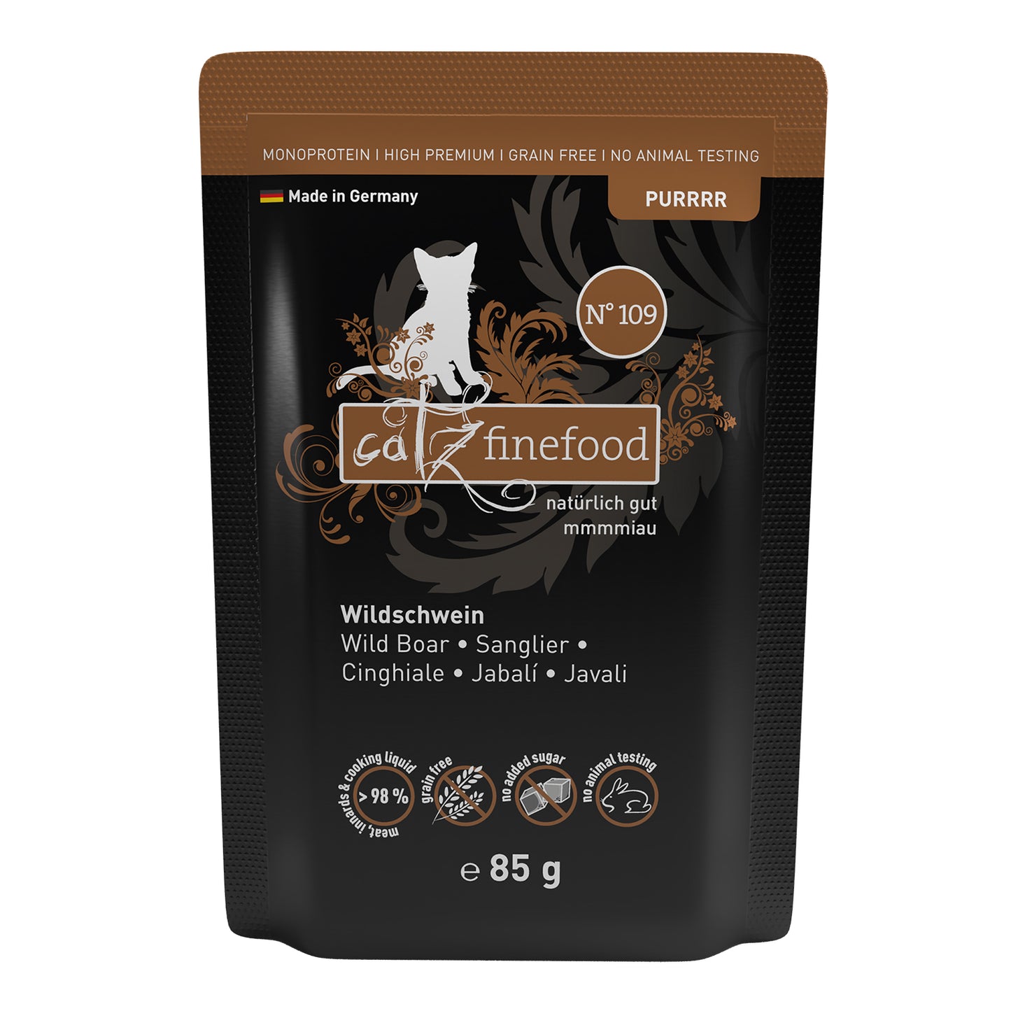 Catz Finefood PURRRR Cat Wet Food Completed Pet Food 85g