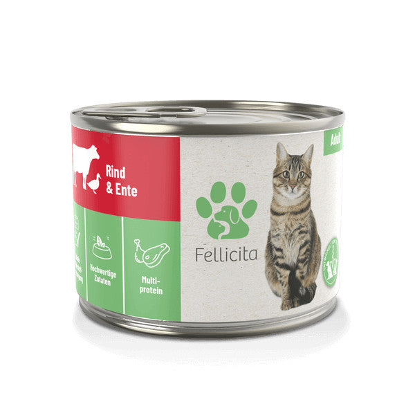 FELLICITA Cat Completed Wet Food Made in Germany 200G Grain Free