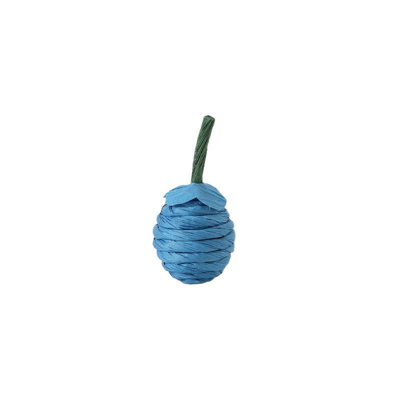 Fukumaru Paper Rope Cat Chasing Toy Chewable Paper Cat Teaser Wand Pet Toy Gift Box