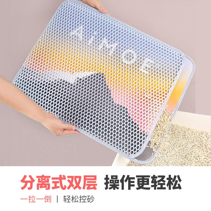 AiNo Double Deck Cat Litter Mat Water-Proof EVA Pad AiMOE
