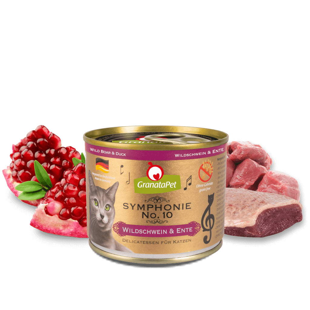 GranataPet Symphonie Cat Wet Food Completely Feed 200g Made in Germany Feline