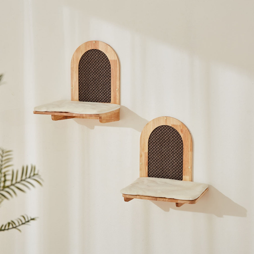 Petsbelle Wall-Mounted Tree Cat Climbing Frame Scratching Pet Bed Furniture