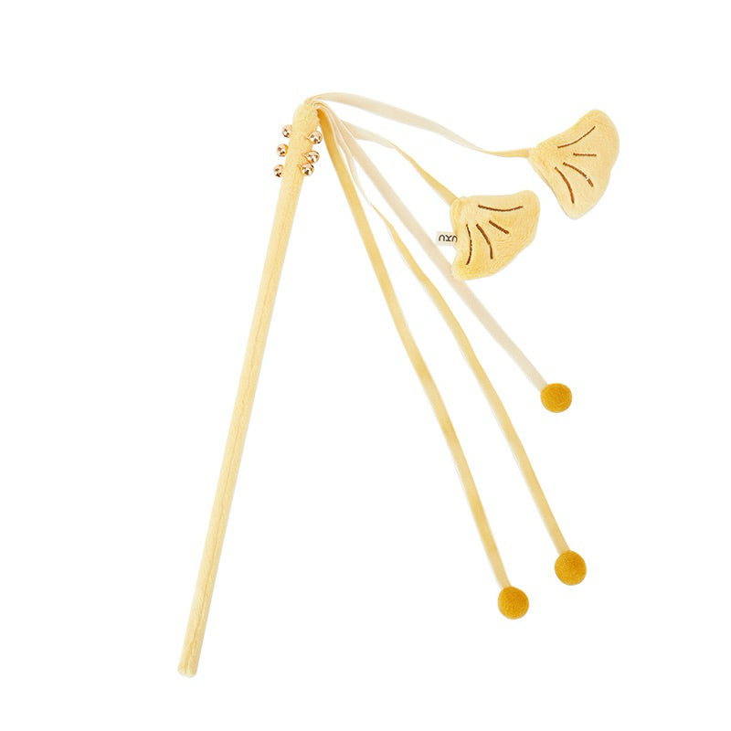 Fukumaru 4 season Cat Teaser Stick Wand Pet Chaser Toy
