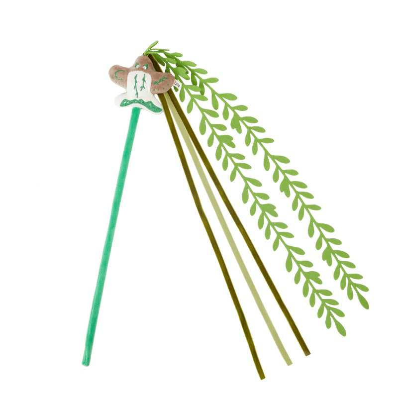 Fukumaru 4 season Cat Teaser Stick Wand Pet Chaser Toy