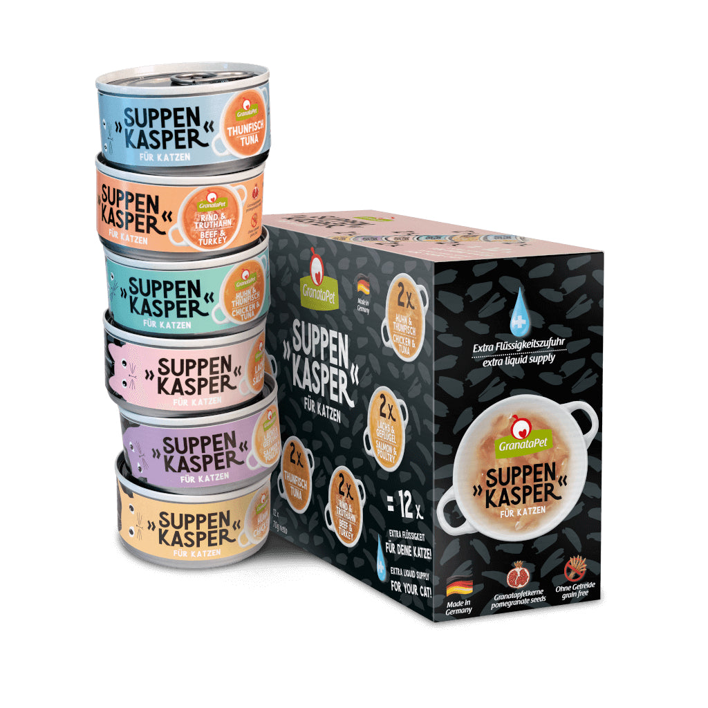 GranataPet Soups Suppenkasper Soup for Cat 70g Drink Snack Hydric Made in Germany