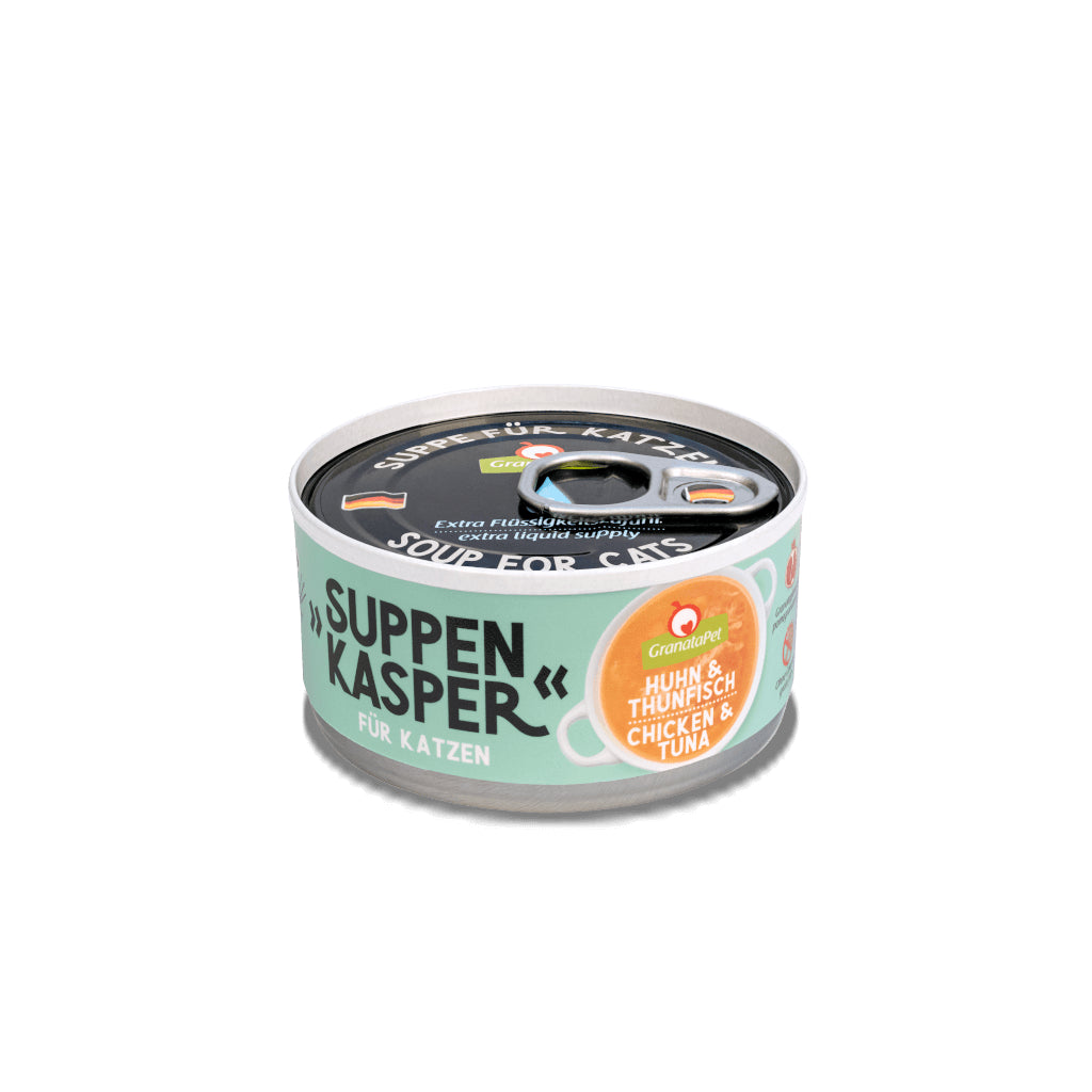 GranataPet Suppenkasper Chicken and Tuna 70g*12 Cat Soup Made in Germany