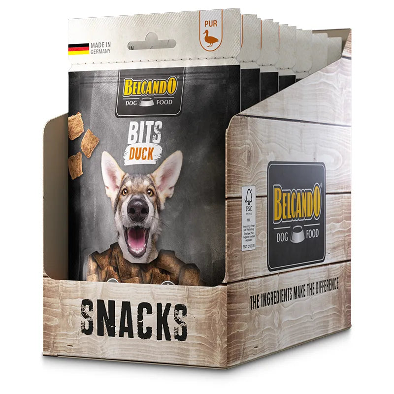 Belcando Bits Duck 7*90g Dog Snack Treat Made in Germany