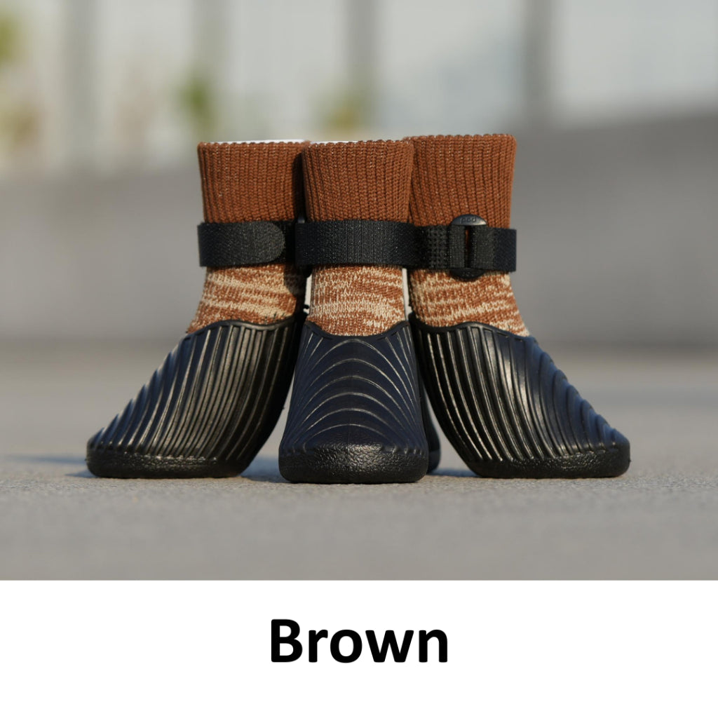 PAWFESSOR Shock-Absorbing Dog Shoes Training Running Flexible Anti-Slip Fit Pet Boots