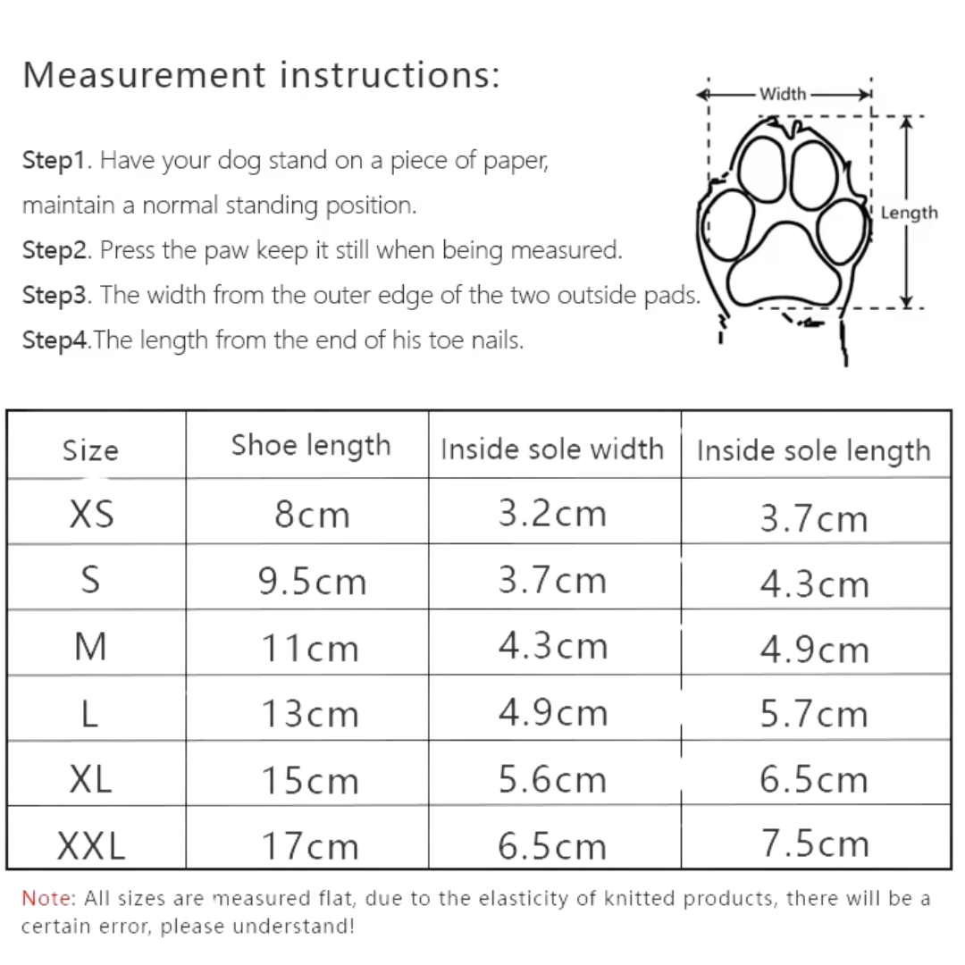 PAWFESSOR Dog Walking Shoes Boots  Waterproof Pet Socks Running Outdoor Shoe