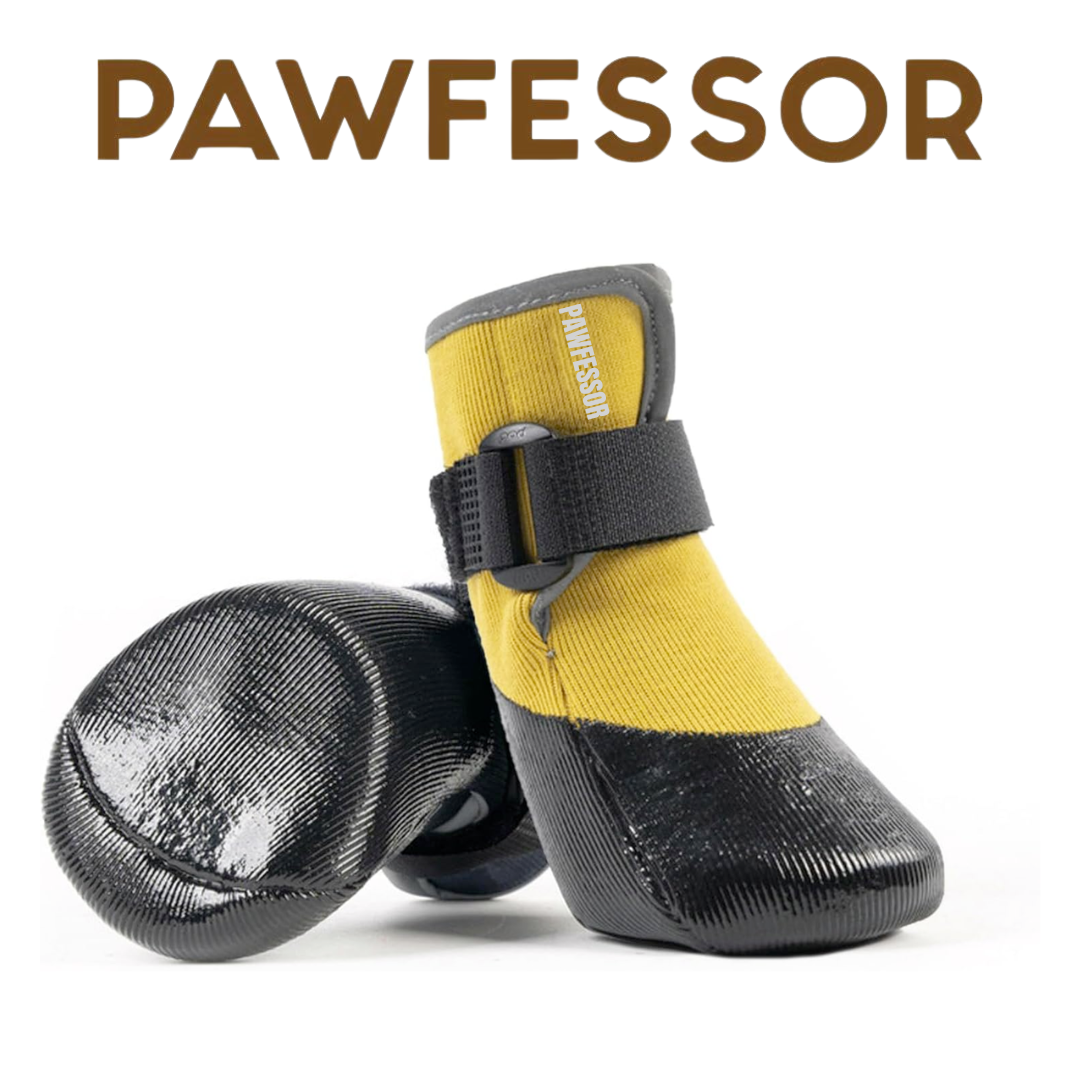 PAWFESSOR Dog Walking Shoes Boots  Waterproof Pet Socks Running Outdoor Shoe