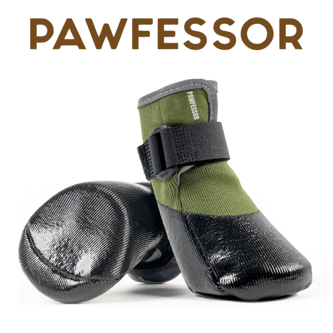 PAWFESSOR Dog Walking Shoes Boots  Waterproof Pet Socks Running Outdoor Shoe