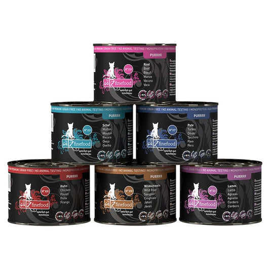Catz Finefood PURRRR Cat Wet Food Completed Pet Can Canned Food 200g