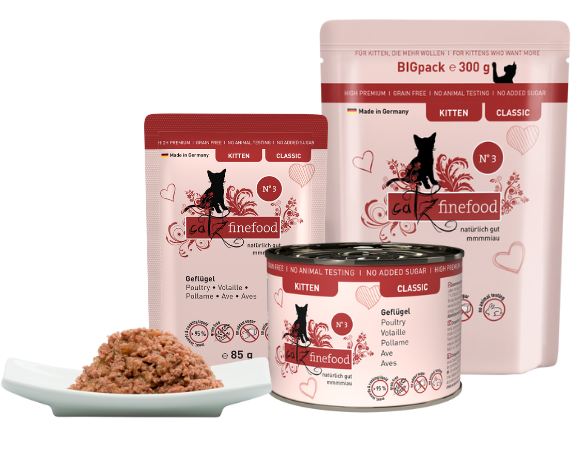 Catz Finefood CLASSIC KITTEN N° 03 poultry