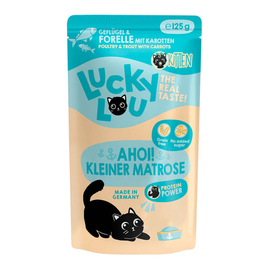 Lucky Lou® Lifestage Kitten 125g Pouch Made in Germany Completely Cat Wet Food