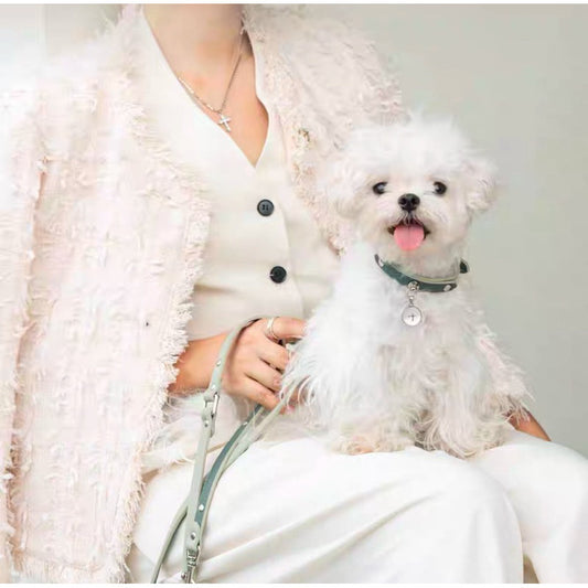 Kama Muta Dog Leash Leather Collar Rope