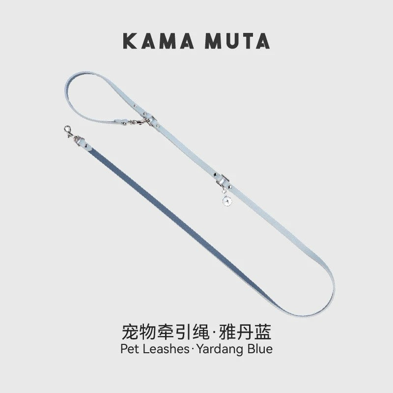 Kama Muta Dog Leash Leather Collar Rope