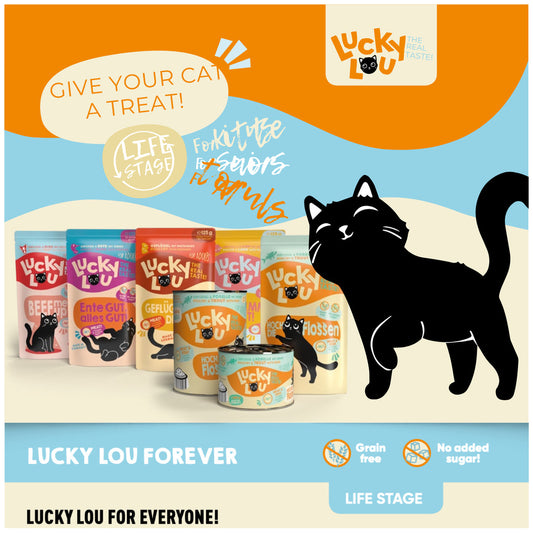 Lucky Lou® Lifestage Adult 125g Pouch Made in Germany Completely Cat Wet Food