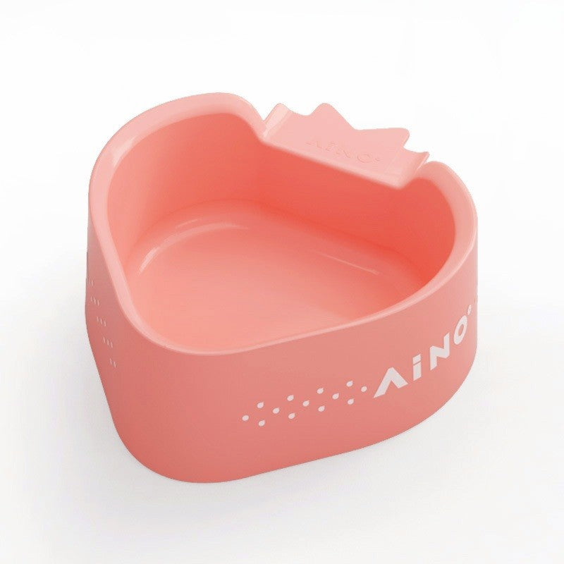 AiNo Cat Litter Box Strawberry Large Pet Toilet Open