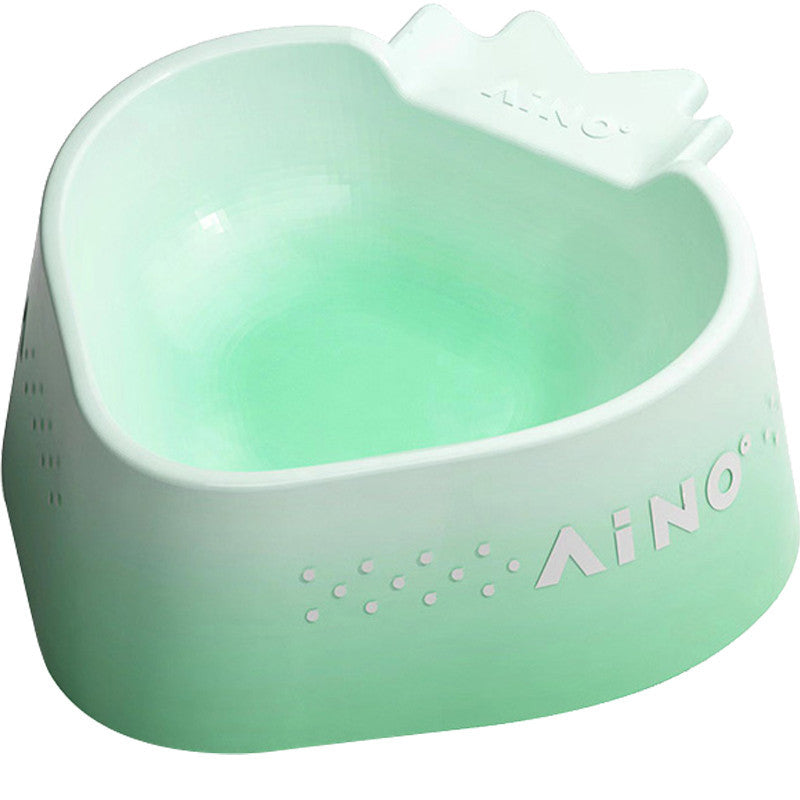 AiNo Strawberry Ceramic Cat Feeding Bowl Dog Pet Eating Tray Feeder