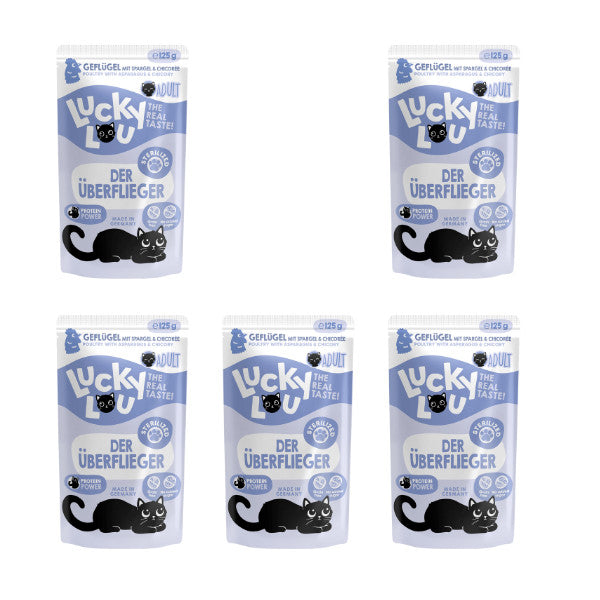 Lucky Lou® Lifestage Sterilized 125g Cat Wet Complete Food Pouch Made in Germany