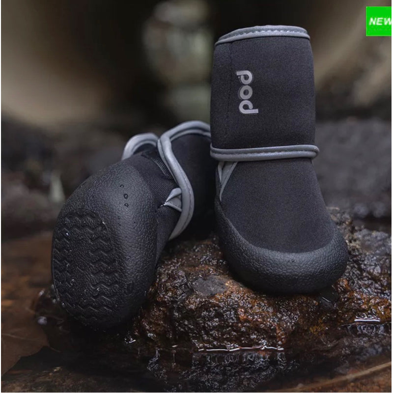 360° Reflective Design Pet Dog Anti-slip Waterproof Shoes Sport Pet Boots POD