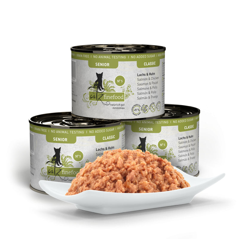 Catz Finefood CLASSIC SENIOR N° 5 Salmon & Chicken