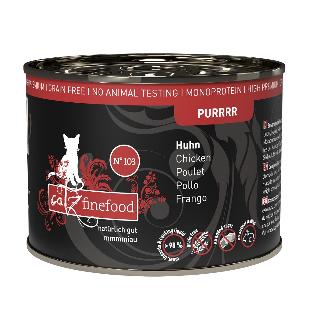 Catz Finefood PURRRR Cat Wet Food Completed Pet Can Canned Food 200g