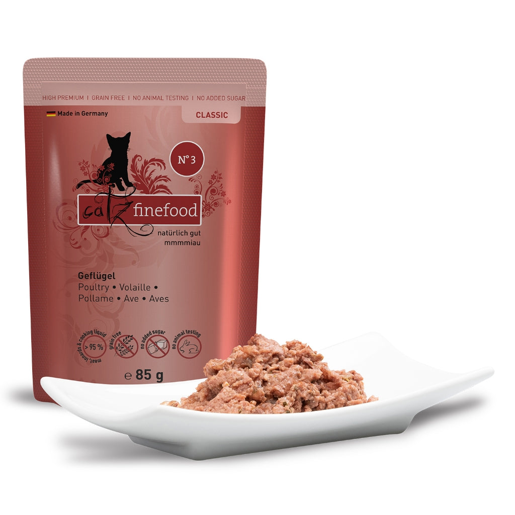 Catz Finefood Classic 85g Pouch Wet Food Cat Completed Food