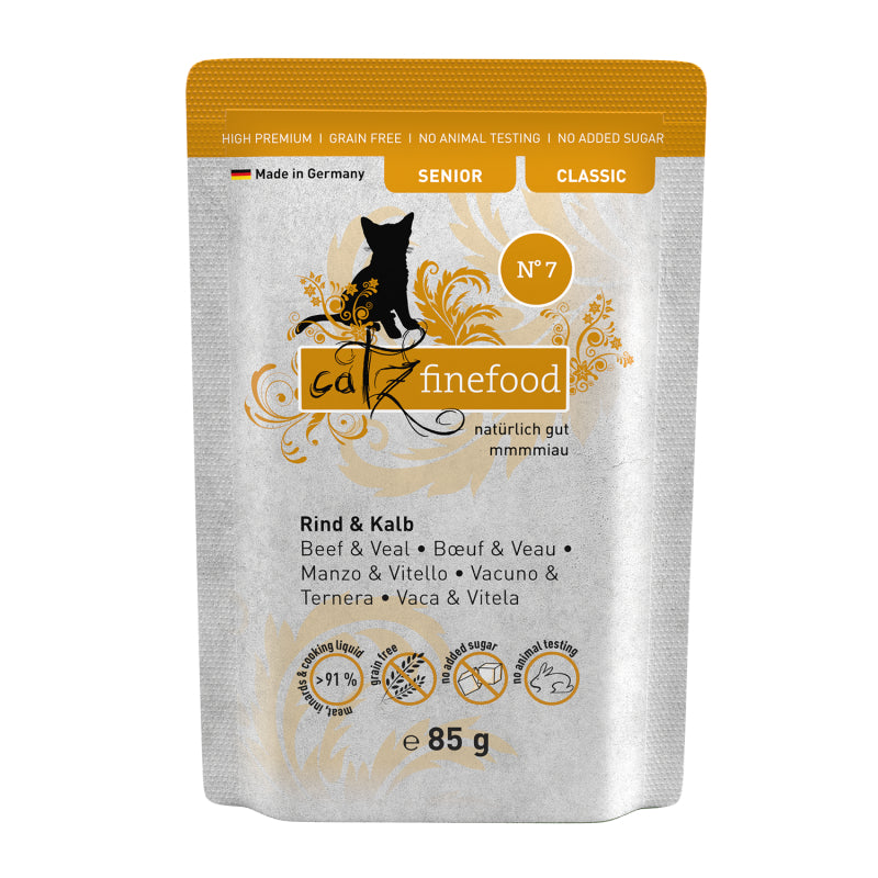 Catz Finefood CLASSIC SENIOR N° 7 Beef & Veal