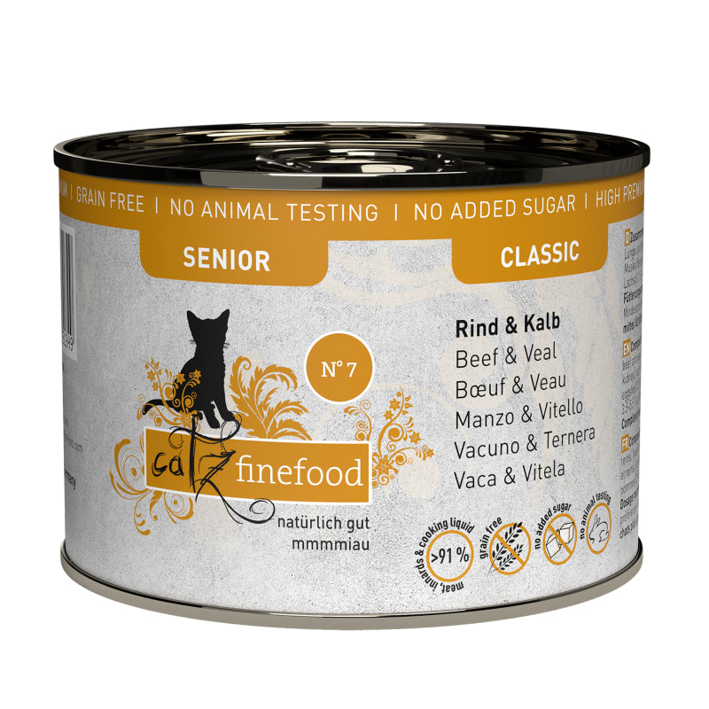 Catz Finefood CLASSIC SENIOR N° 7 Beef & Veal