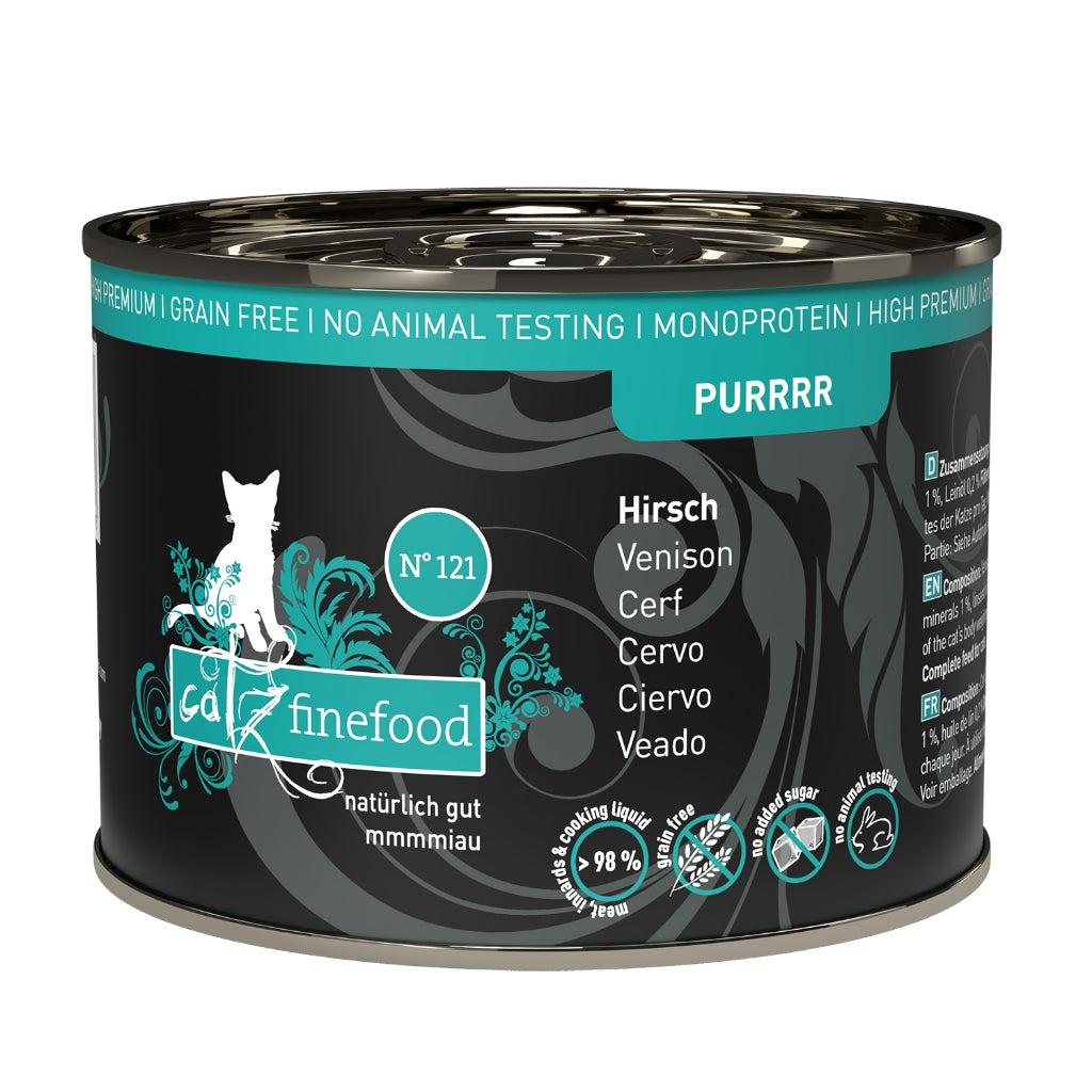 Catz Finefood PURRRR Cat Wet Food Completed Pet Can Canned Food 200g