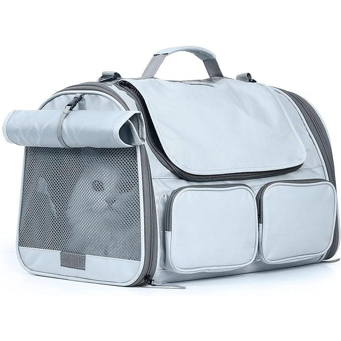 Fukumaru Cat Carrier Mesh Window Small Dog Carrier Bag Soft Cage Pet Travel Bag