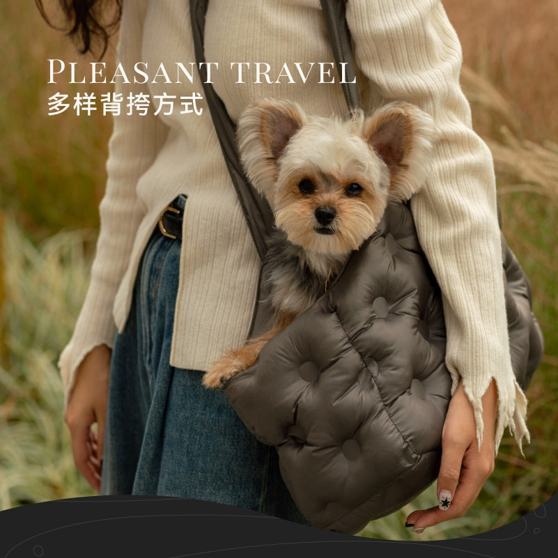 KAMA MUTA Pet Air Bag Travel Carrier Winter Soft Cage Cat Dog Shoulder Bag