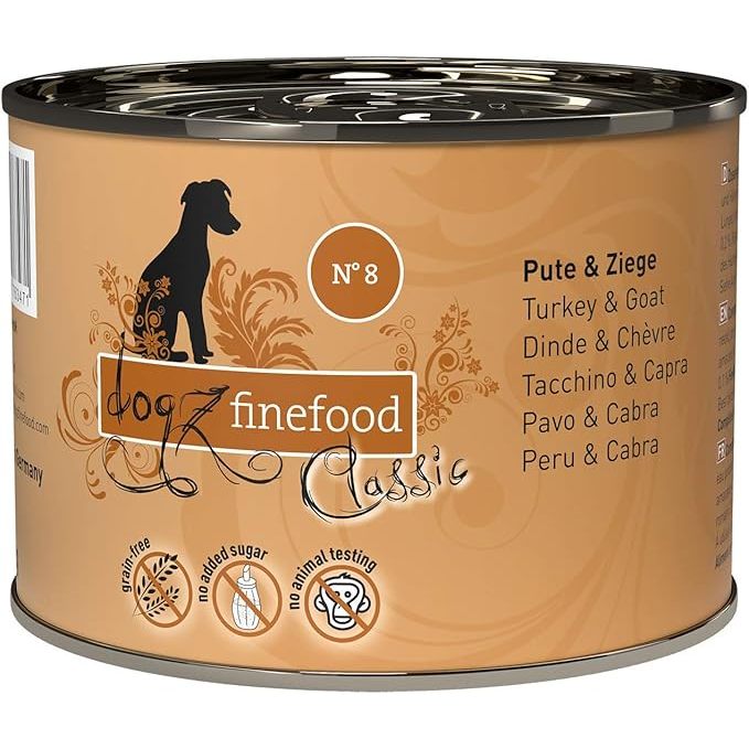 Dogz Finefood Classic N° 8 - Turkey & Goat