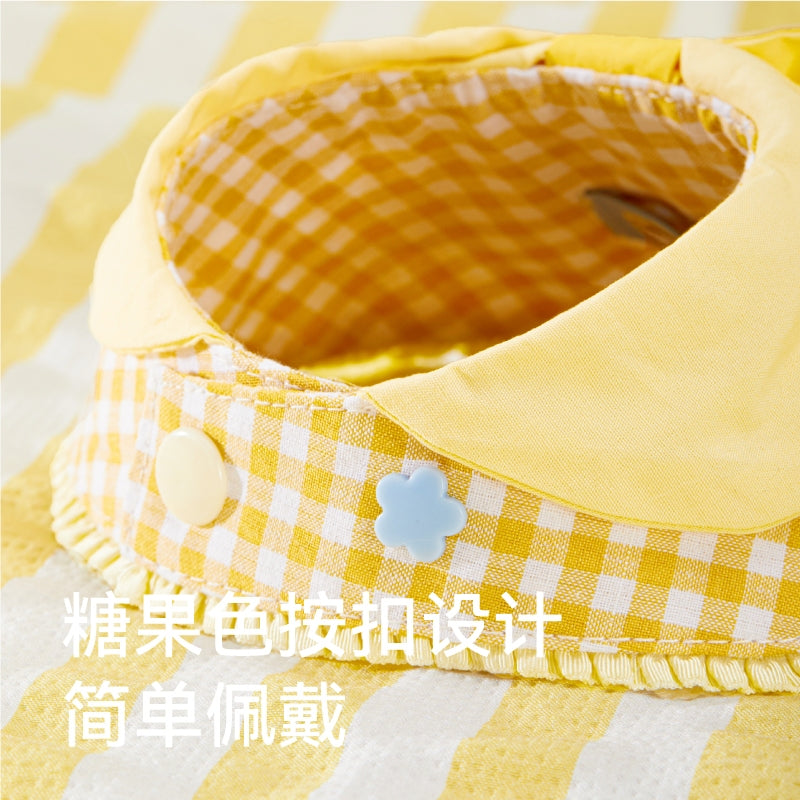 Fukumaru Afternoon Tea Party Pet Bib Napkin Collar Stylish Cat Dog Necklace Collar