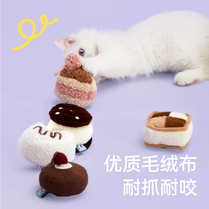 Fukumaru Afternoon Tea Party Catnip Crinkle Toys Fun & Engaging Cat Toy Set