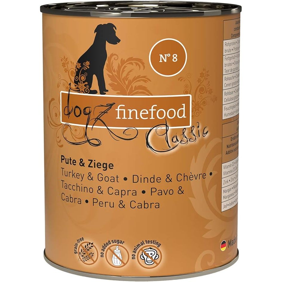 Dogz Finefood Classic N° 8 - Turkey & Goat