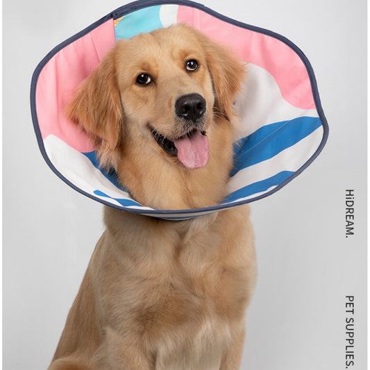 HiDream Flower Taper ELIZABETHAN RING Cone for Pet Cat Dog Light Collar