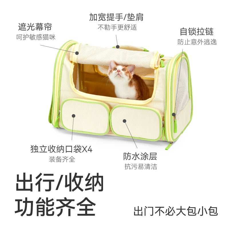 Fukumaru Pet Travel Bag 15kg Load Capacity Versatile Carrying Options Extra Large & Foldable