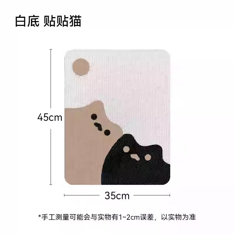 Fukumaru Wall-Mounted Cat Scratcher Board Durable Non-Shedding Vertical Scratch Pad Sofa Protector