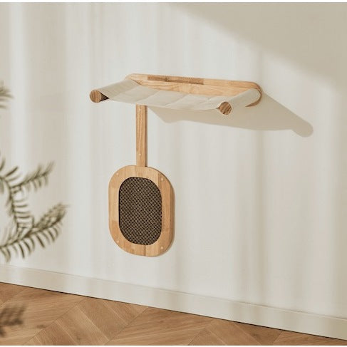 Petsbelle Wall-Mounted Tree Cat Climbing Frame Scratching Pet Bed Furniture