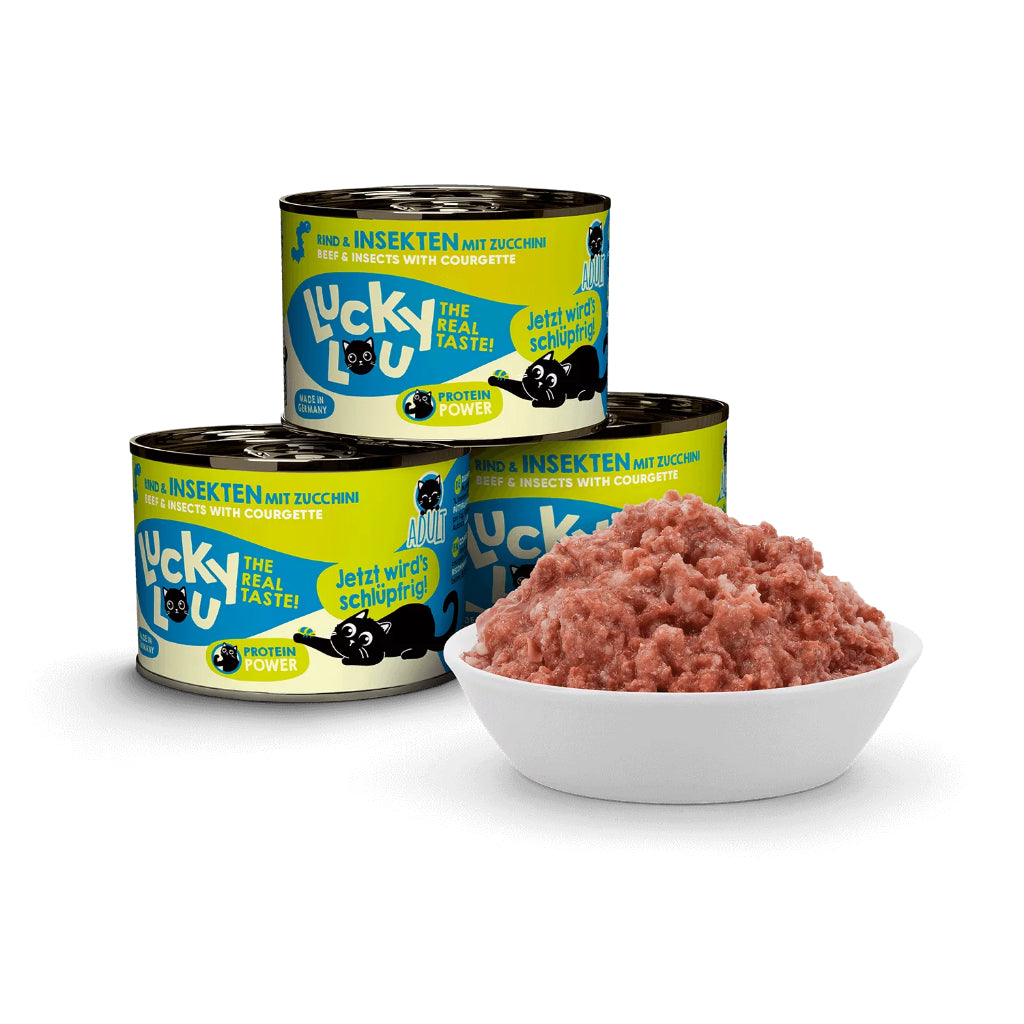 Lucky Lou Wet Food Life Stage Bundle 6*200g Complete Balanced Cat Food Made in Germany Kitten Senior