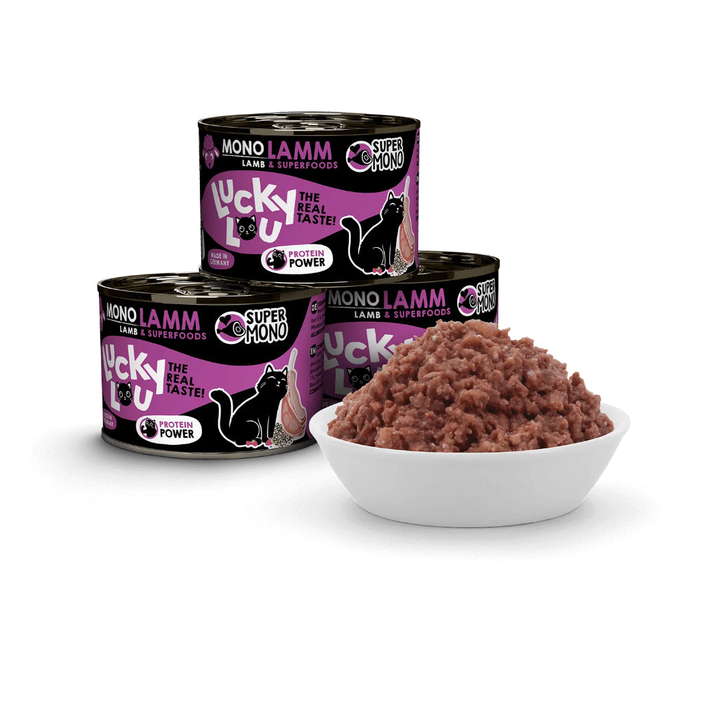 Lucky Lou Supermono Bundle Deal 125g*16 200g*6 Cat Wet Food Single Protein Complete Balanced Food