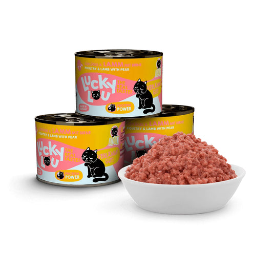 Lucky Lou Wet Food Life Stage Bundle 6*200g Complete Balanced Cat Food Made in Germany Kitten Senior