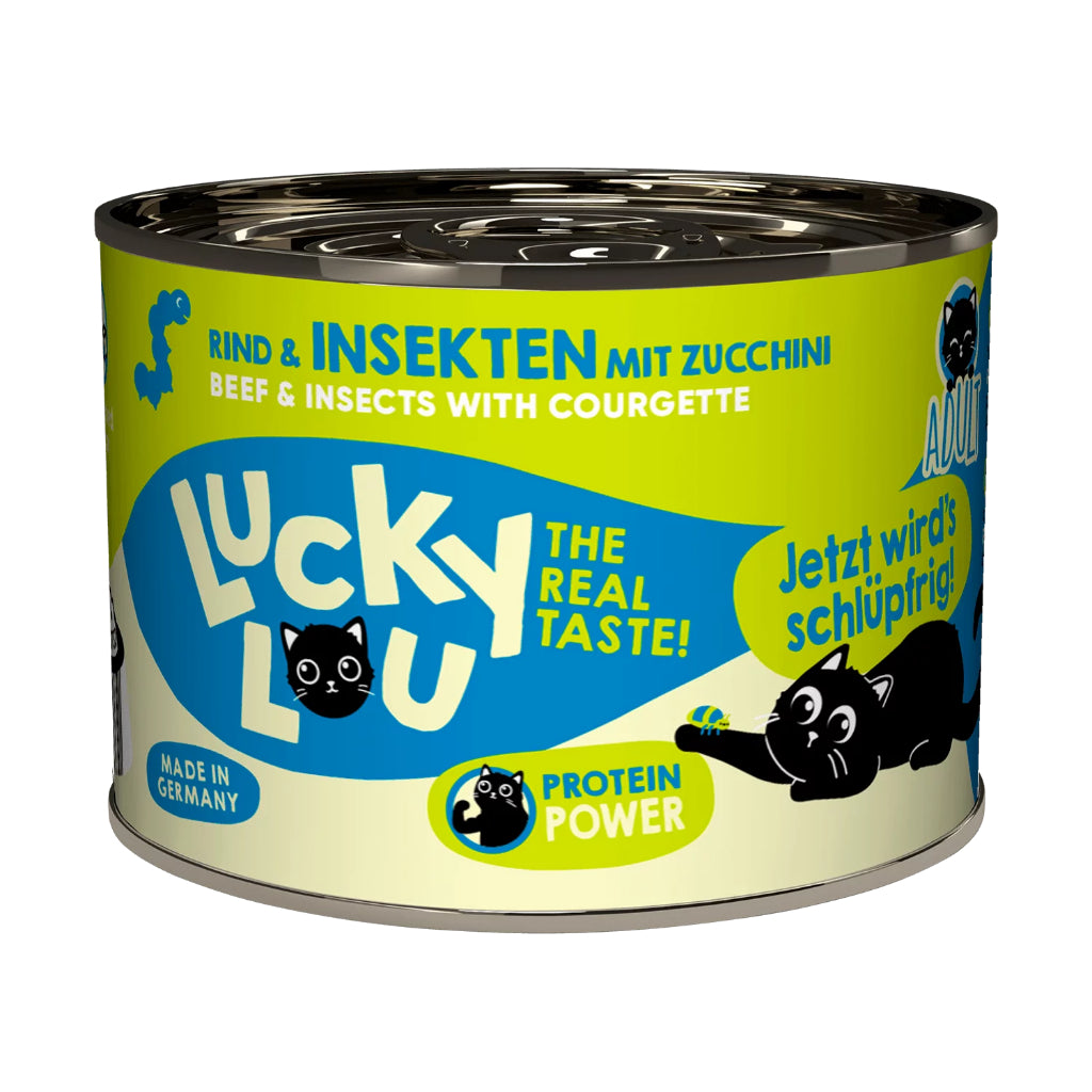 Lucky Lou Wet Food Life Stage Complete Balanced Cat Food Made in Germany 200g Kitten Senior