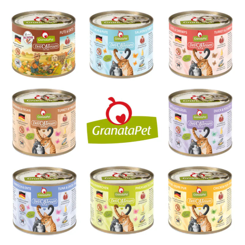 GranataPet DeliCATessen Cat Wet Food Complete Meal Made in Germany Bundle Set