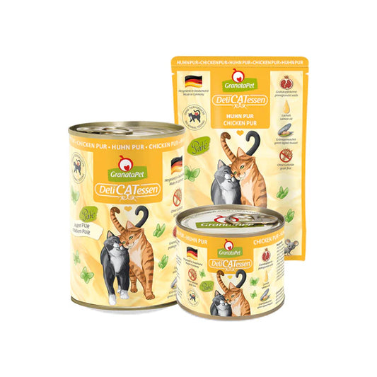 GranataPet DeliCATessen Pure Chicken Cat Wet Food Complete Balanced Meal Made in Germany