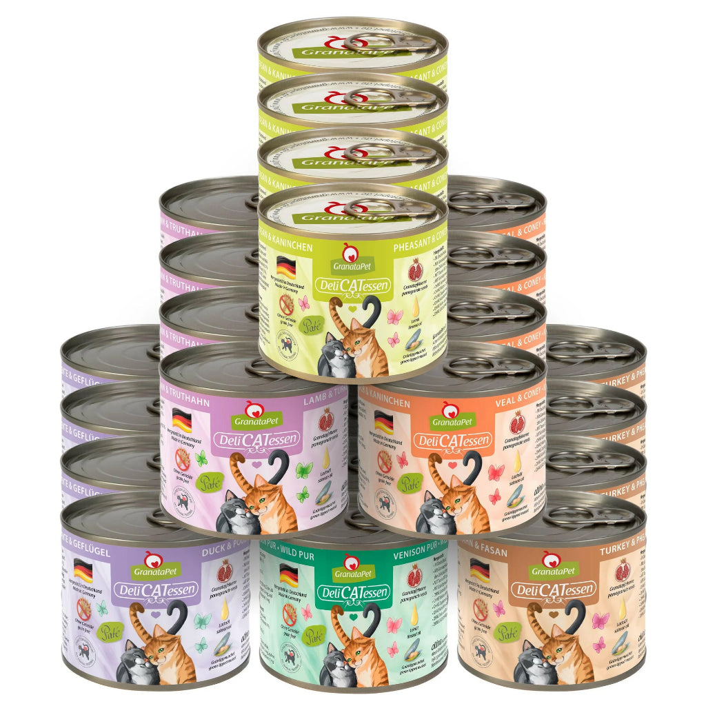 GranataPet DeliCATessen Cat Wet Food Complete Meal Made in Germany Bundle Set