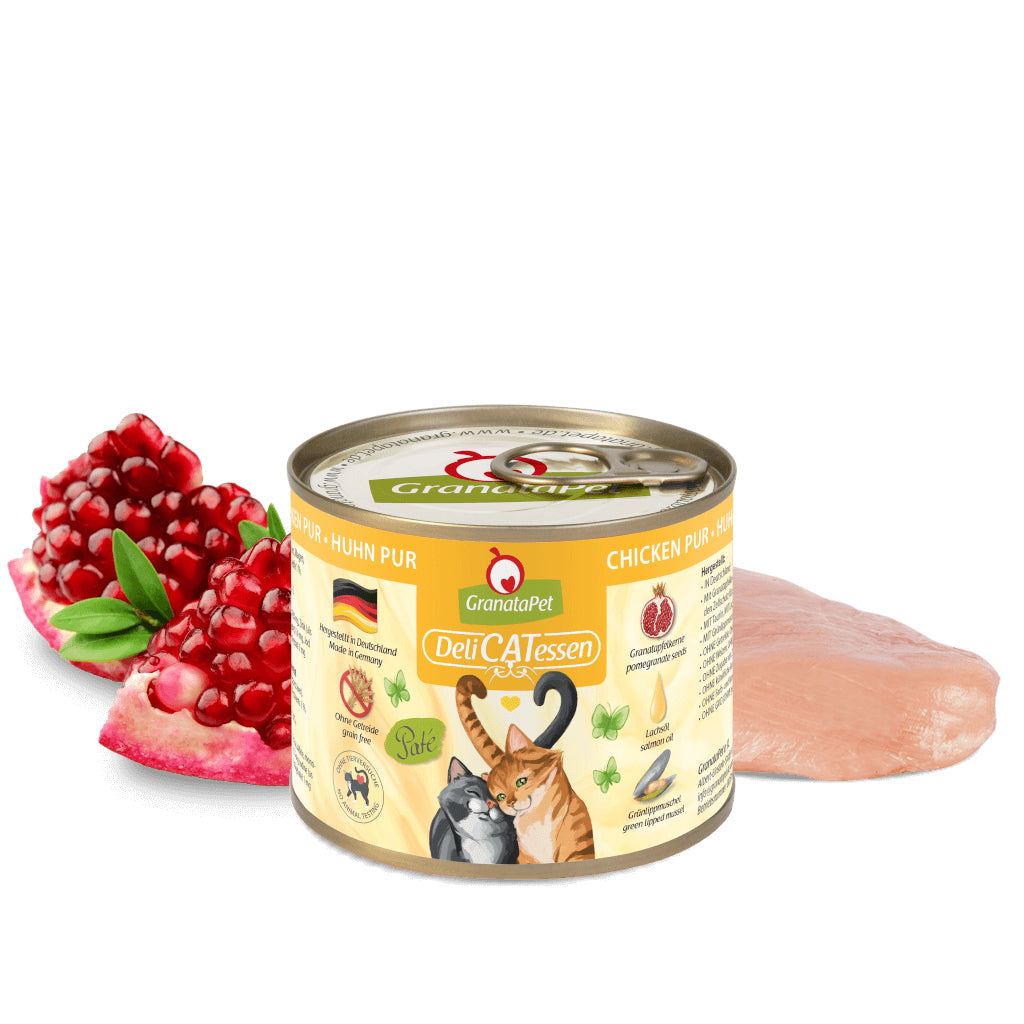 GranataPet DeliCATessen Cat Wet Food 200g Pouch Complete Meal Made in Germany Adult