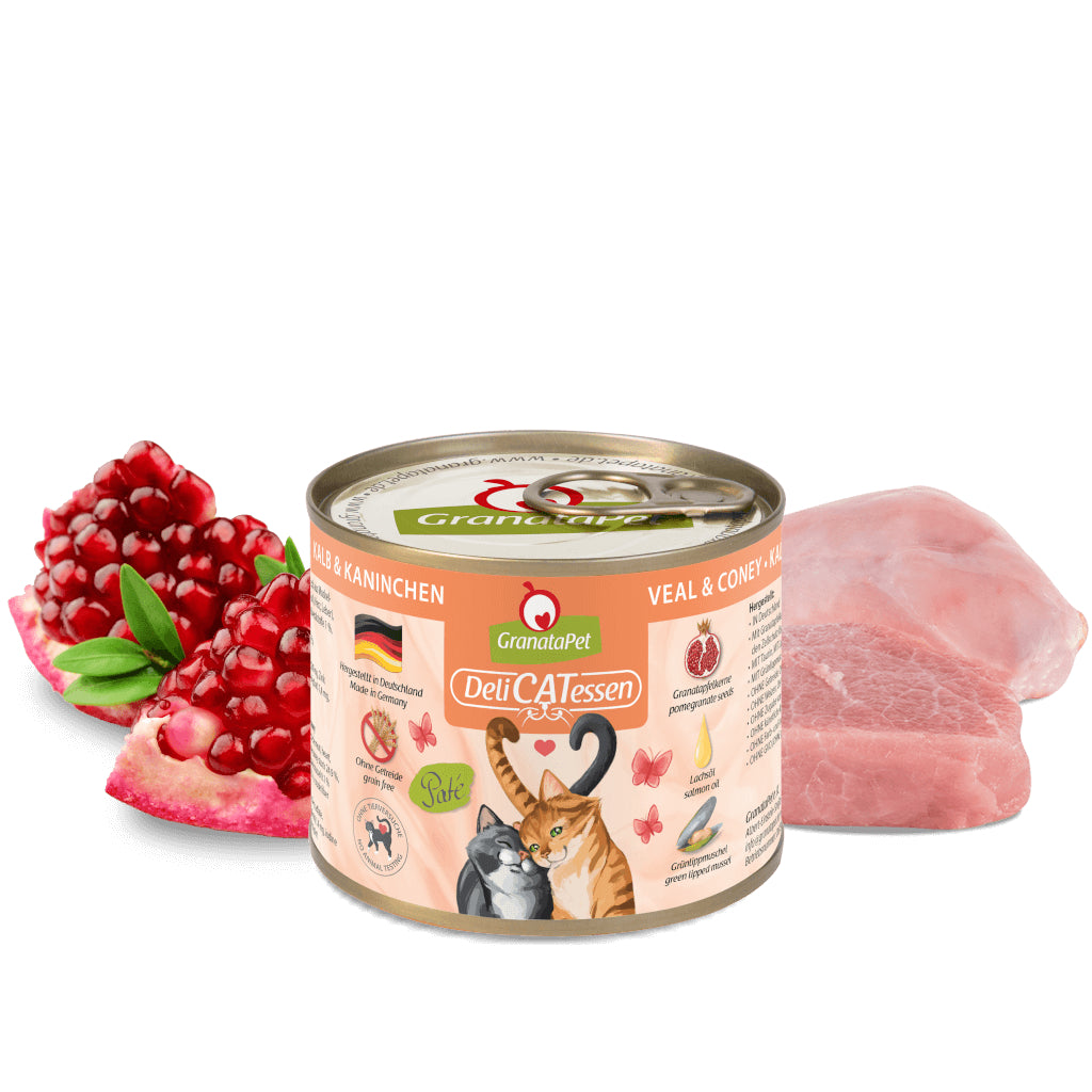 GranataPet DeliCATessen Cat Wet Food 200g Pouch Complete Meal Made in Germany Adult